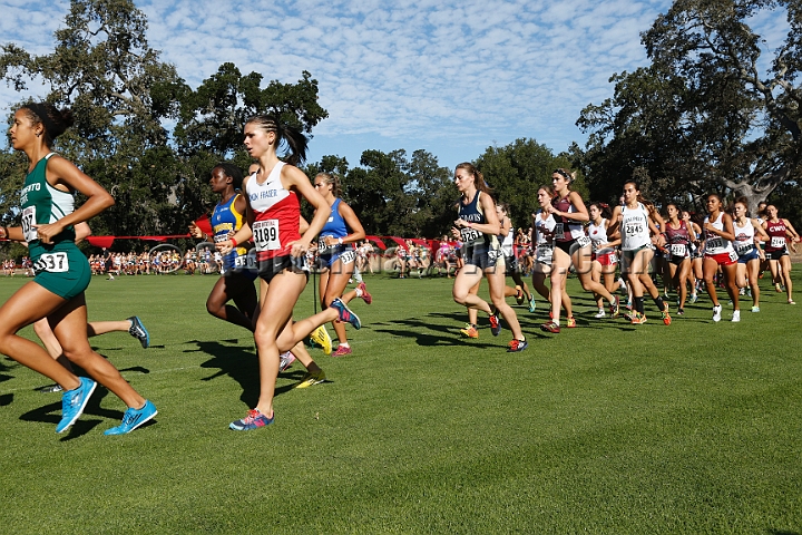 2015SIxcCollege-012.JPG - 2015 Stanford Cross Country Invitational, September 26, Stanford Golf Course, Stanford, California.